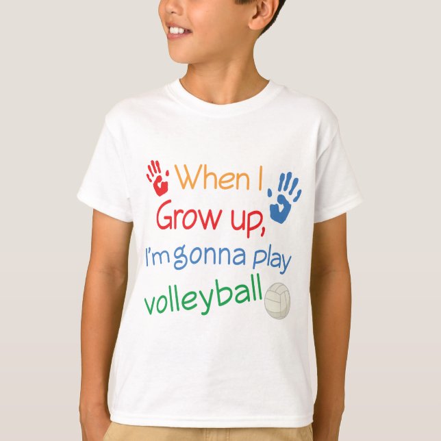 Framtida Volleyball Player T-shirt (Framsida)