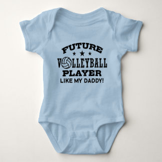 Framtida Volleyball-spelare som min pappa Baby Bod T Shirt