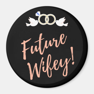 Framtida Wifey Love birds Magnet