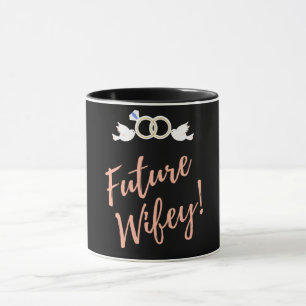 Framtida Wifey Love birds Mugg