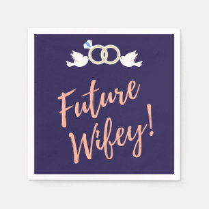 Framtida Wifey Love birds Pappersservett