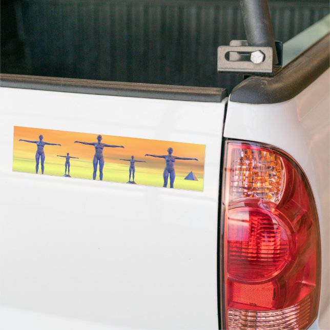 Framtida World Bumper Sticker Bildekal (På lastbil)