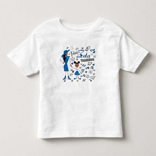 Framtida Zeta i Beta småbarn för Tee Shirt (Framsida)