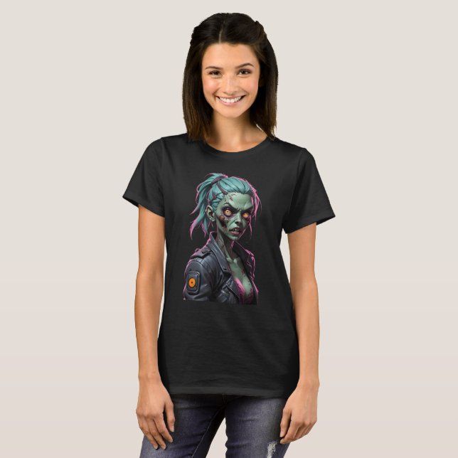 framtida zombie t shirt (Hel framsida)