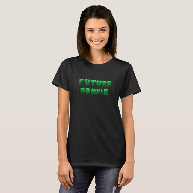 framtida zombie t shirt (Hel framsida)