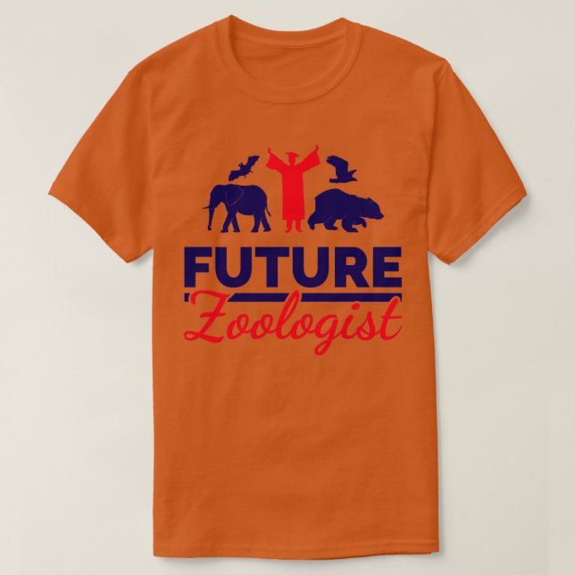 Framtida zoolog1 t shirt (Design framsida)