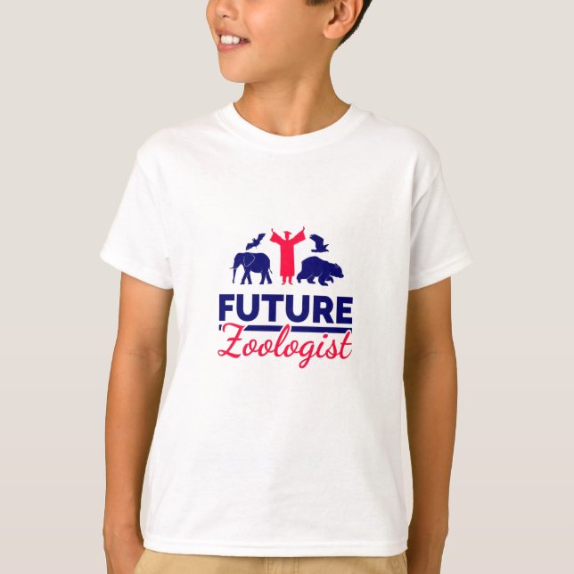Framtida zoolog t shirt (Framsida)