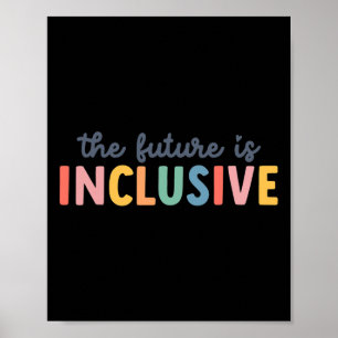 Framtiden är allomfattande medvetenhet om autism o poster