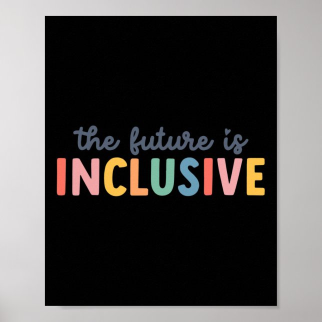 Framtiden är allomfattande medvetenhet om autism o poster (Framsidan)