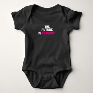 Framtiden är den feministiska begynna bodysuiten t-shirt