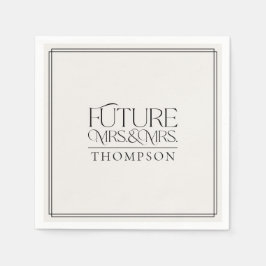 Framtiden är enkel, fru Ivory Couppes Papper Pappersservett