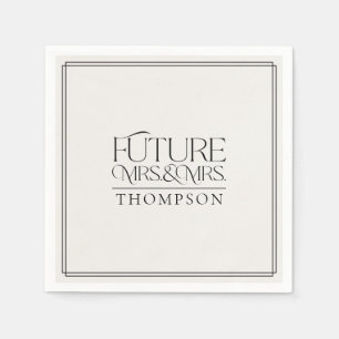 Framtiden är enkel, fru Ivory Couppes Papper Pappersservett