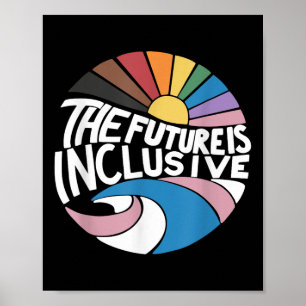 Framtiden Är Inkluderande Hbt Hbtq-Rättigheter Pri Poster
