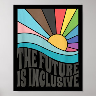 Framtiden Är Inkluderande Hbt Hbtq-Rättigheter Pri Poster