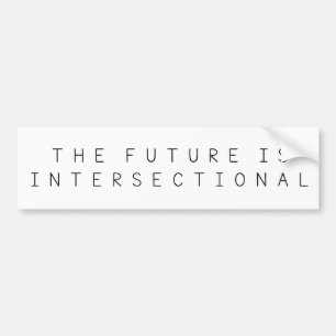 Framtiden är Intersectional Bildekal