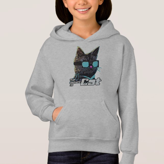 Framtiden är Katt T Shirt (Framsida)