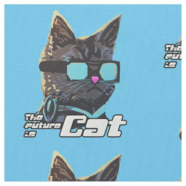 Framtiden är Katt Tyg (Närbild)