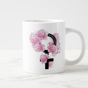 Framtiden är kvinnlig jumbo mugg