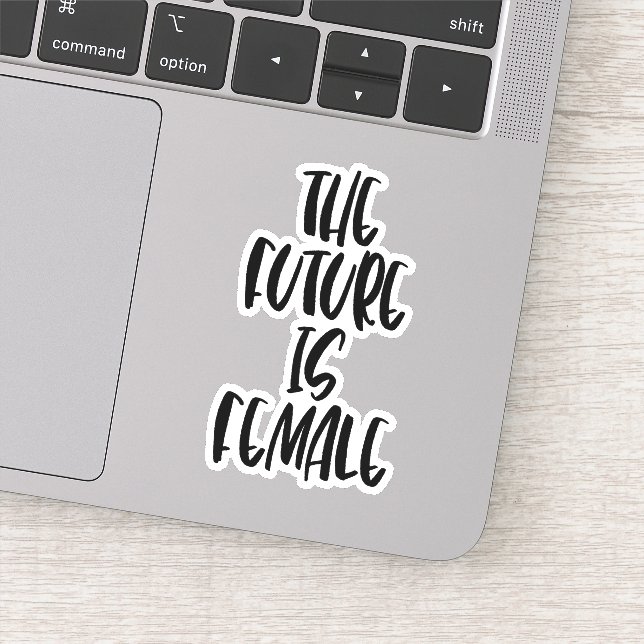 Framtiden är kvinnlig klistermärken (Detalj)