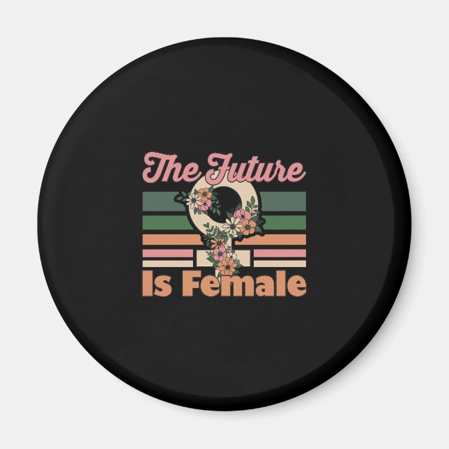 Framtiden är kvinnlig magnet (Framsidan)