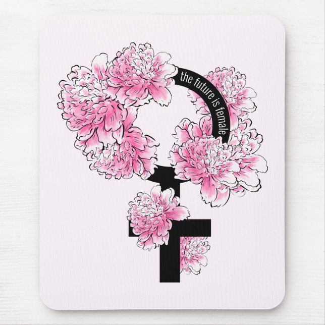 Framtiden är kvinnlig musmatta (Framsidan)