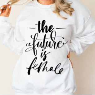 Framtiden är kvinnlig t shirt