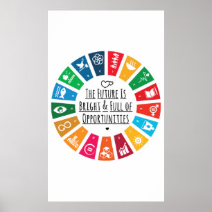 Framtiden är ljus och Fullt av möjligheter Poster
