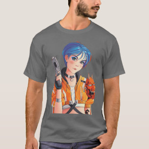 Framtiden är nu En Cyberpunk Anime vän T Shirt