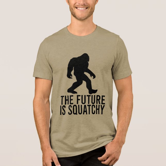 Framtiden är ojämn - en fin stöt t shirt (Framsida)