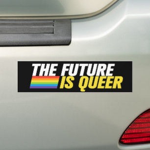 Framtiden är Queens Lesbisk Gay pride HBT Bildekal