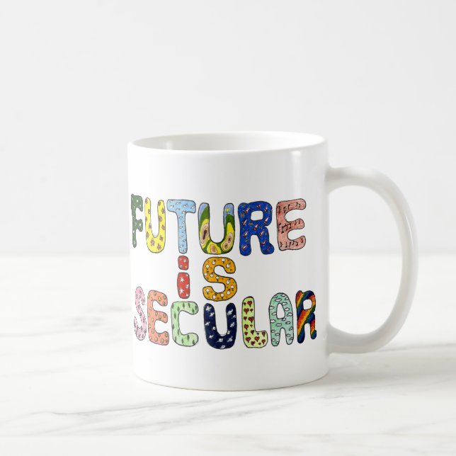 FRAMTIDEN ÄR SEKULÄR KAFFEMUGG (Höger)