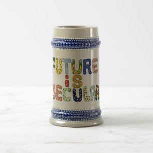 FRAMTIDEN ÄR SEKULÄR tecknad brev Sejdel