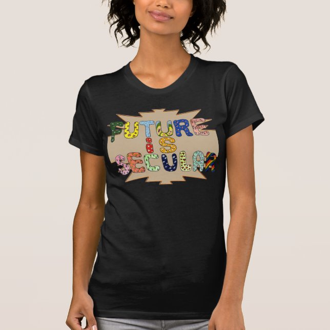 FRAMTIDEN ÄR SEKULÄR TON T-SHIRT (Framsida)