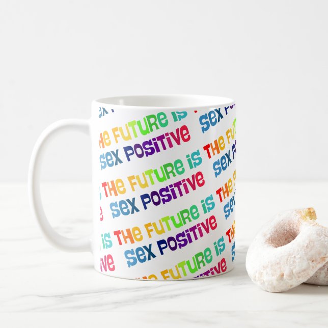 Framtiden Är Sexpositiv Kaffemugg (Med munk)