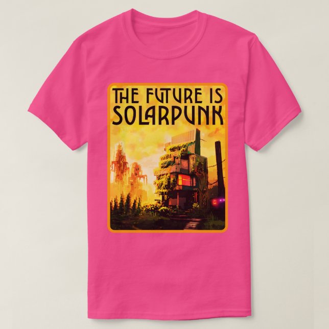 FRAMTIDEN ÄR SOLARPUNK T SHIRT (Design framsida)