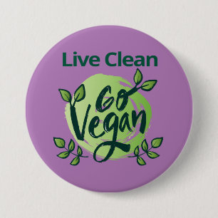 Framtiden är Vegan Design Knapp