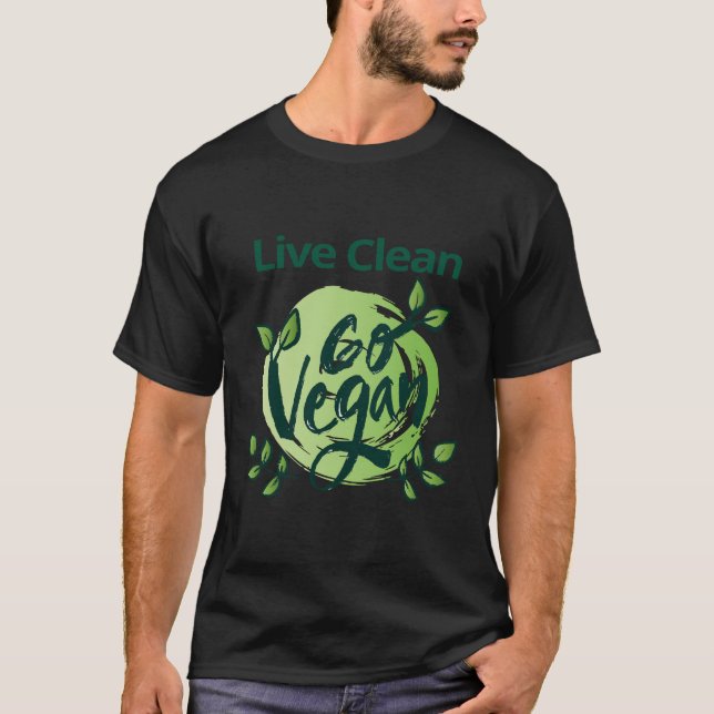 Framtiden är Vegan Design T Shirt (Framsida)