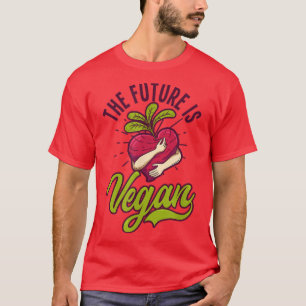 Framtiden är Vegan Design Vegan T Shirt