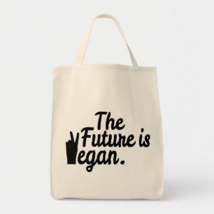 FRAMTIDEN ÄR VEGAN.EN TYGKASSE