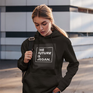 Framtiden är Vegan Hoodie T Shirt