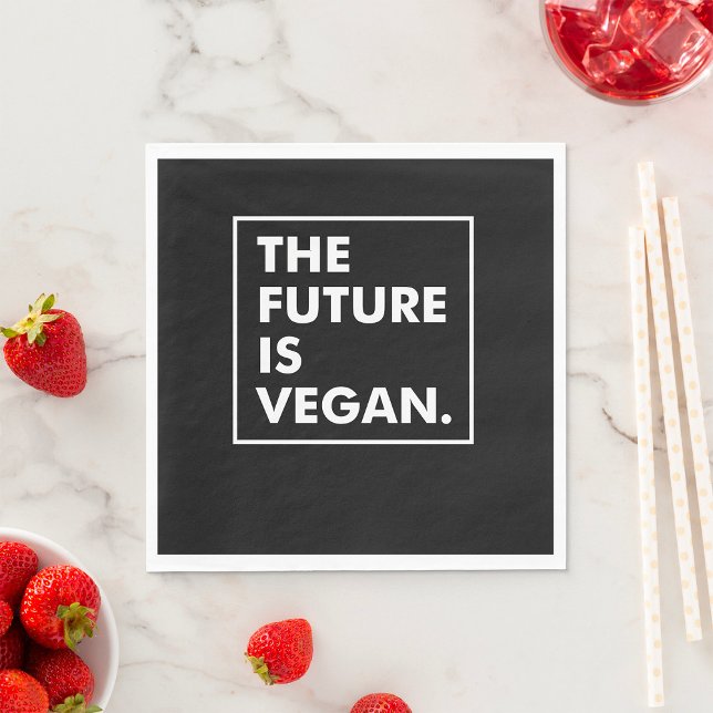 Framtiden är Vegan Pappersservett (Skapare uppladdad)