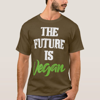 Framtiden är Vegan Vegetarian Veganism PlantBased T Shirt