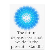 Framtiden beror på vad vi gör i present.en