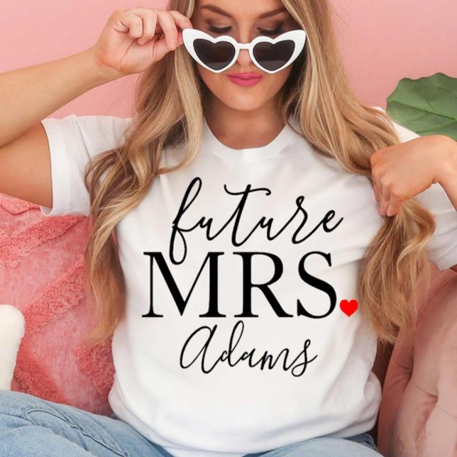 Framtiden Bride, Fiance, Bachelorette Party Gift T Shirt (Skapare uppladdad)