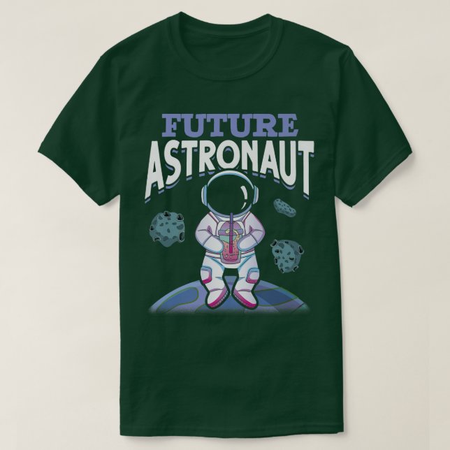 Framtiden för den universella Rymden i Måne T Shirt (Design framsida)