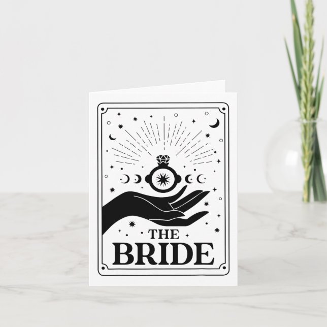 Framtiden för fru Tarot Gothic Brudens sida Bac Kort (Framsida)
