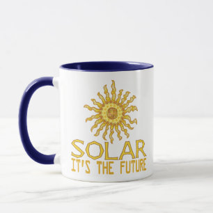 Framtiden för solenergi mugg
