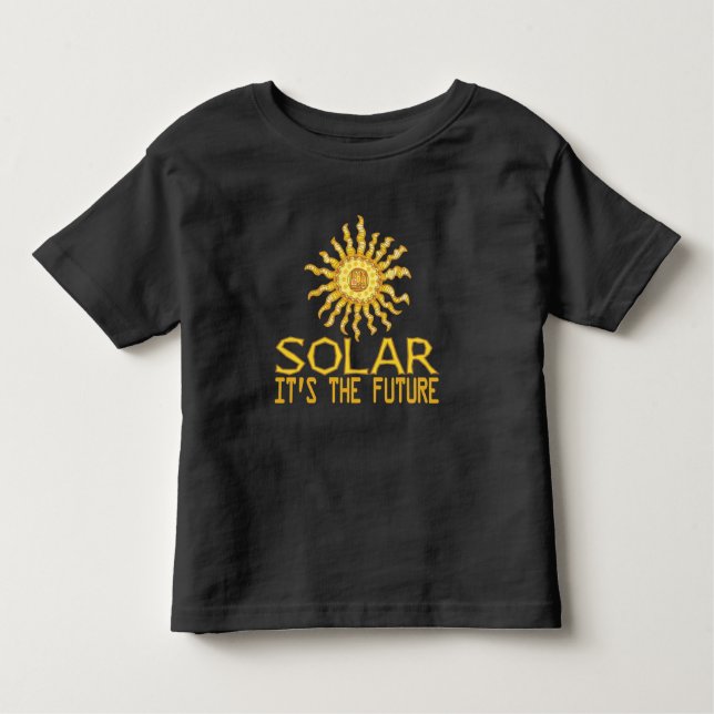 Framtiden för solenergi t shirt (Framsida)