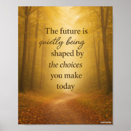 Framtiden formas tyst av val poster