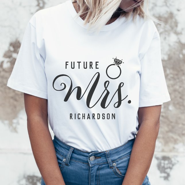 Framtiden, fru Bride, Anpassningsbarna om Förlovni T Shirt (Skapare uppladdad)
